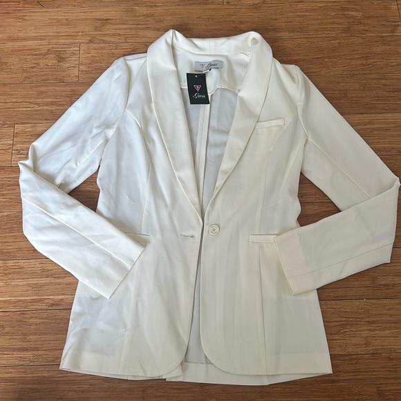 NWT Guess Milk White Blazer Size S - Picture 1 of 3